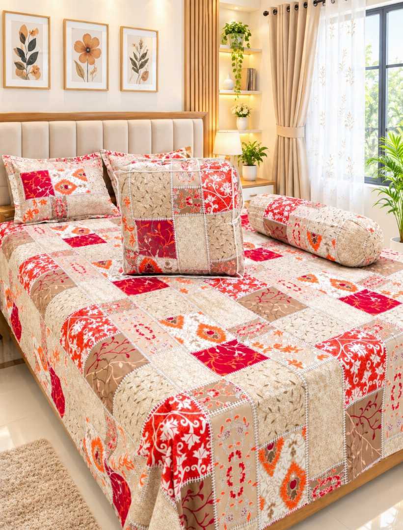 Premium,Quality,Luxury,Twill,Cotton,Fabrics,Comforter,5,Pcs,Set