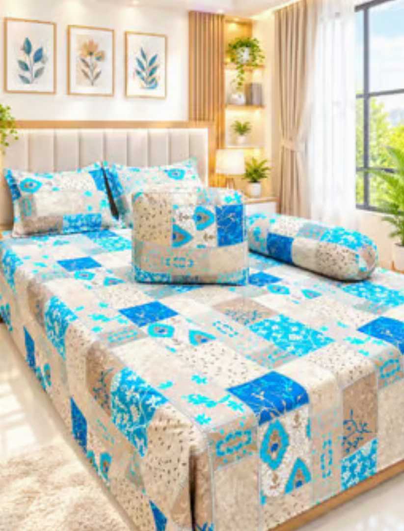Premium,Quality,Luxury,Twill,Cotton,Fabrics,Comforter,5,Pcs,Set