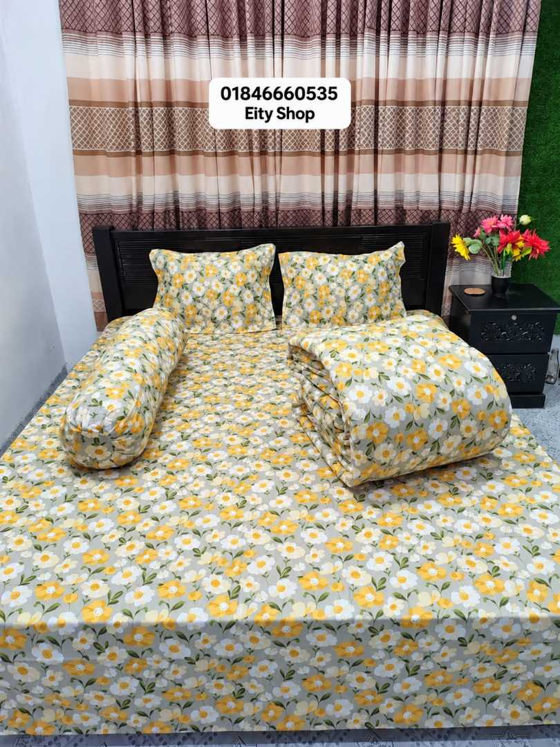 Premium,Quality,Luxury,Twill,Cotton,Fabrics,Comforter,5,Pcs,Set